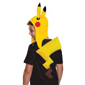 Pokemon Pikachu Accessory Kit for Ages 14+ INcludes Head Piece and Tail Cosplay